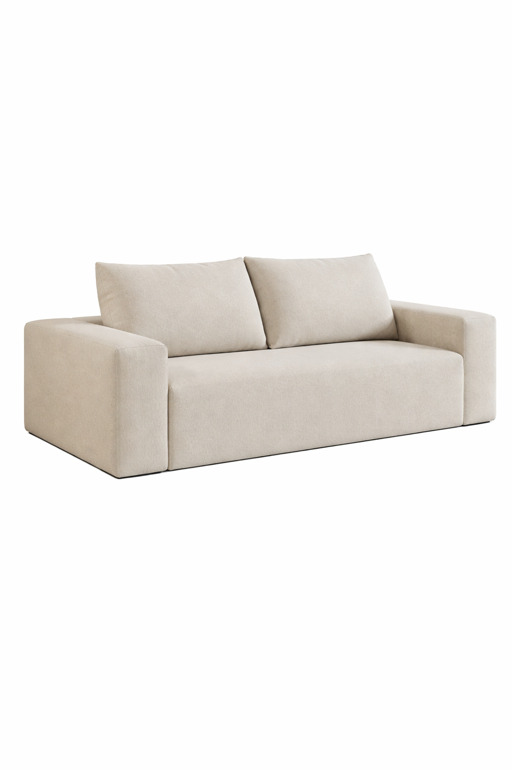 Sofa Poliester Foam 180X90X64 Beige