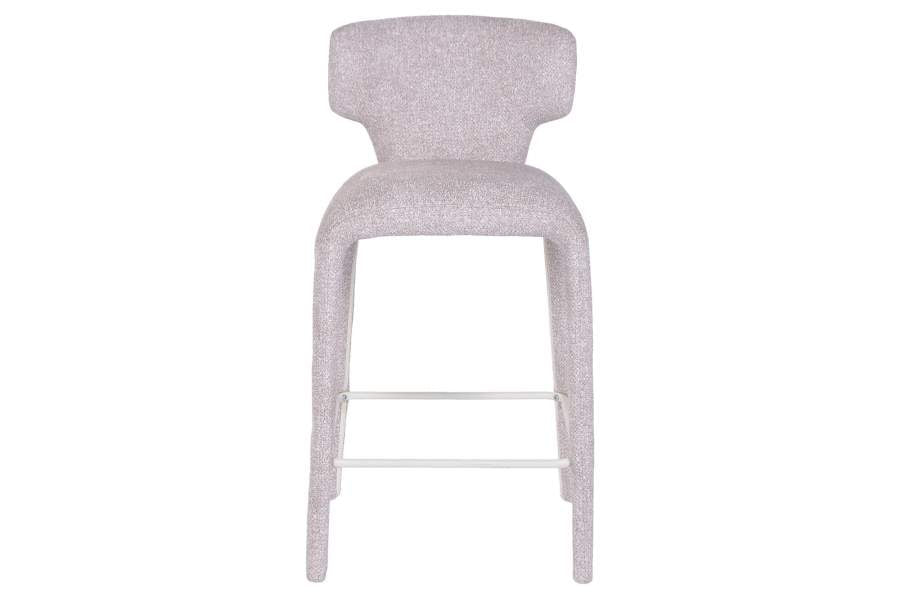 Taburete Metal Poliester 49X53X91_5 Beige