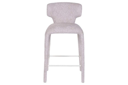 Taburete Metal Poliester 49X53X91_5 Beige