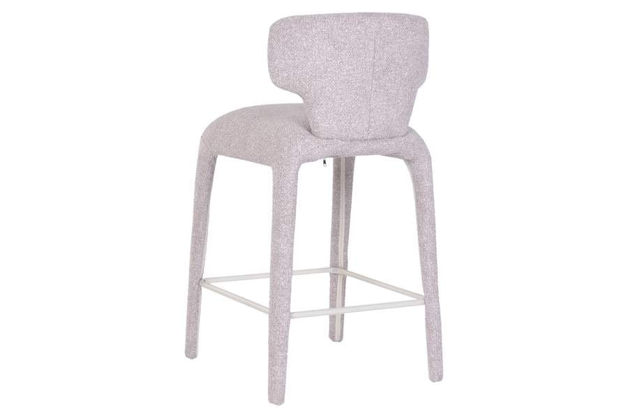 Taburete Metal Poliester 49X53X91_5 Beige