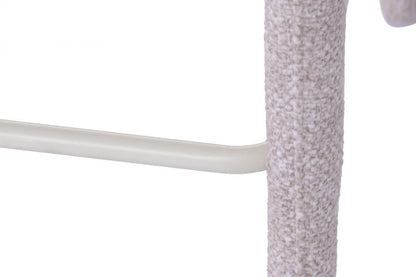 Taburete Metal Poliester 49X53X91_5 Beige