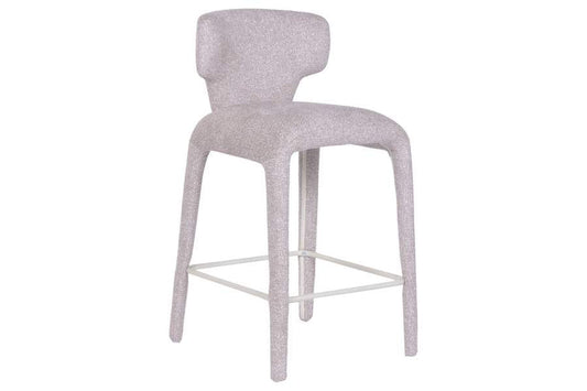 Taburete Metal Poliester 49X53X91_5 Beige