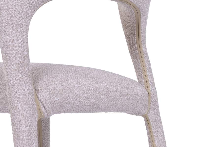 Silla Metal Poliester 50X55_5X79_5 Beige