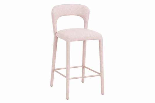 Taburete Metal Poliester 45X48_5X92_5 Beige