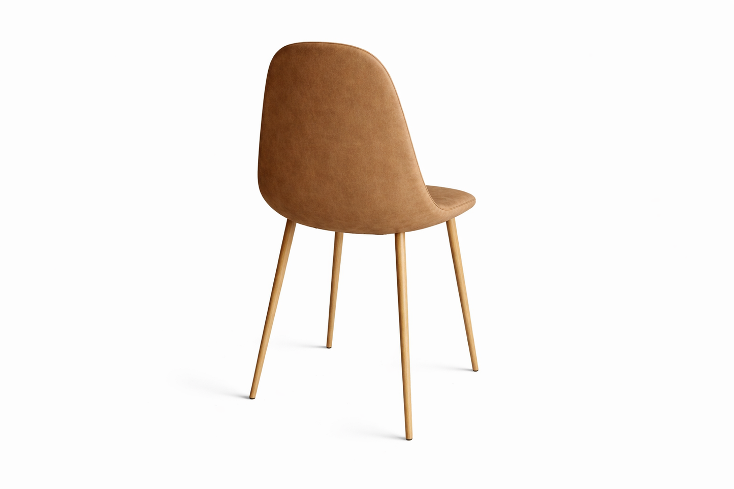 Silla Pu Hierro 44X51_5X90_5 Marron Claro