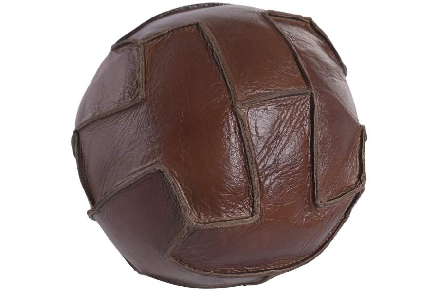Balon Futbol Piel 21X21X21 Decoracion