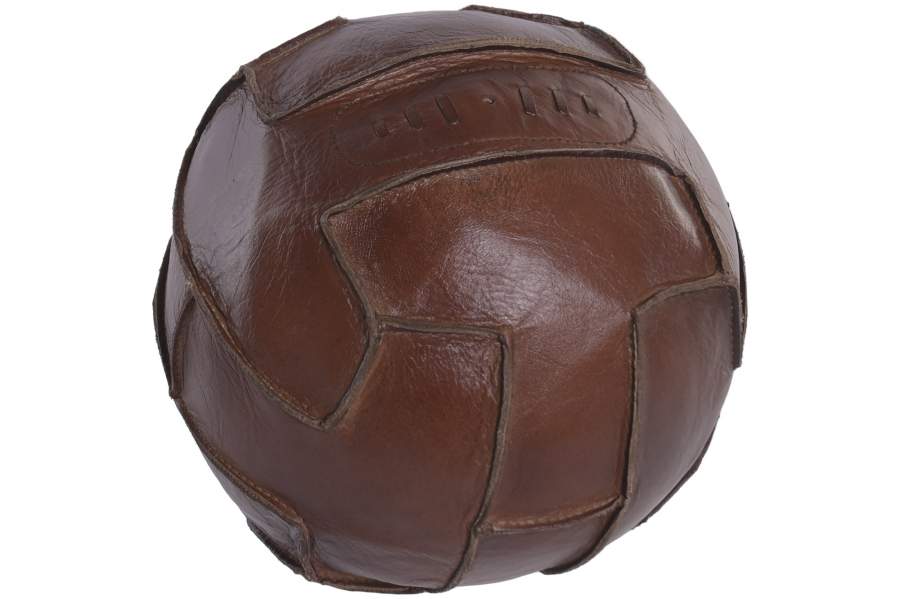 Balon Futbol Piel 21X21X21 Decoracion