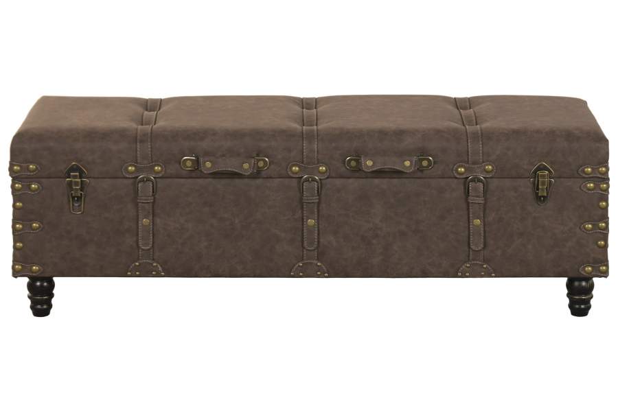 Descalzadora Pu Mdf 121X43X41 Vintage Desgastado