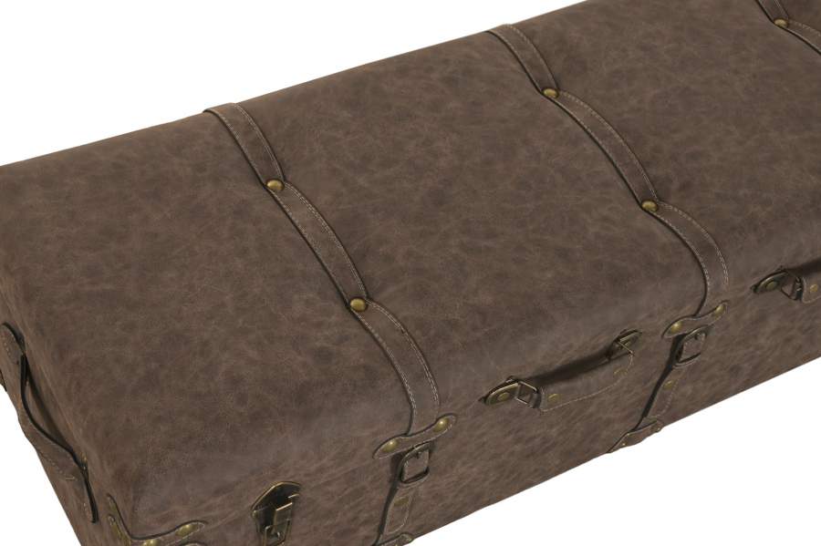 Descalzadora Pu Mdf 121X43X41 Vintage Desgastado