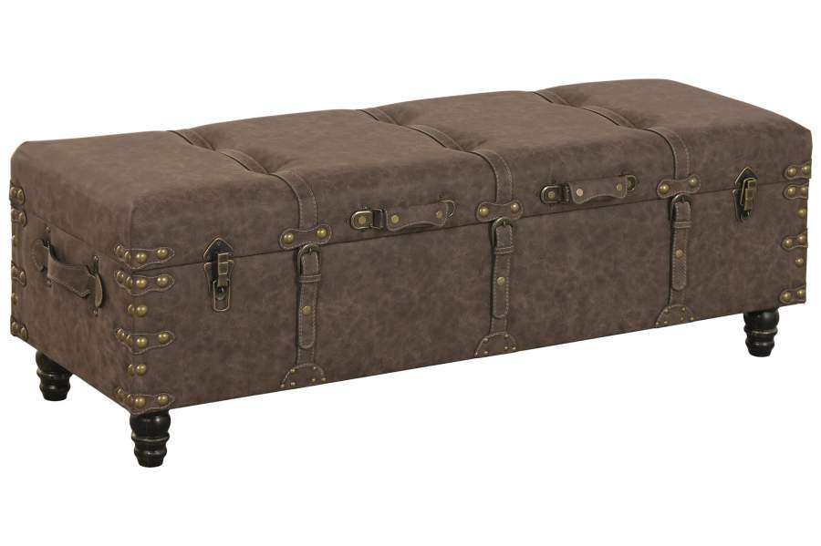 Descalzadora Pu Mdf 121X43X41 Vintage Desgastado