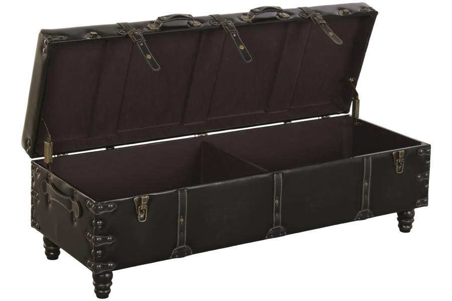 Descalzadora Pu Mdf 121X43X41 Vintage Desgastado