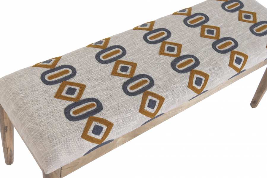 Descalzadora Algodon Mango 113X35X45 Ikat Bordado