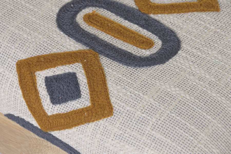Descalzadora Algodon Mango 113X35X45 Ikat Bordado