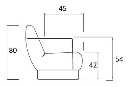 Silla Poliester 86X92X80 260 Gsm. Comprimido