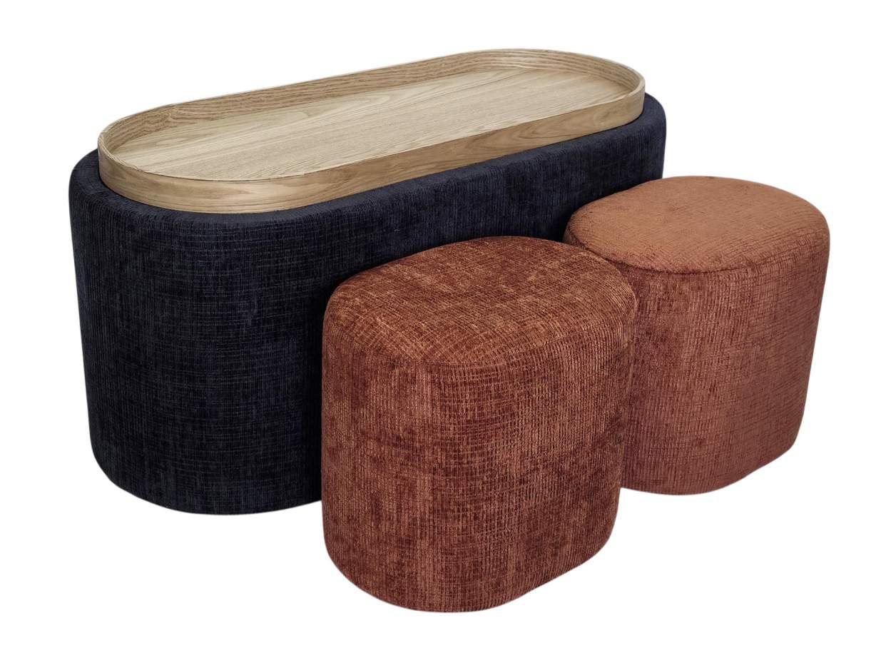 Descalzadora Set 3 Poliester 96X43X45 Con Bandeja