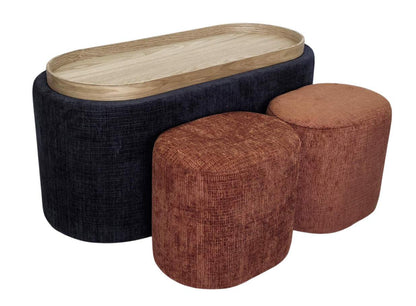 Descalzadora Set 3 Poliester 96X43X45 Con Bandeja