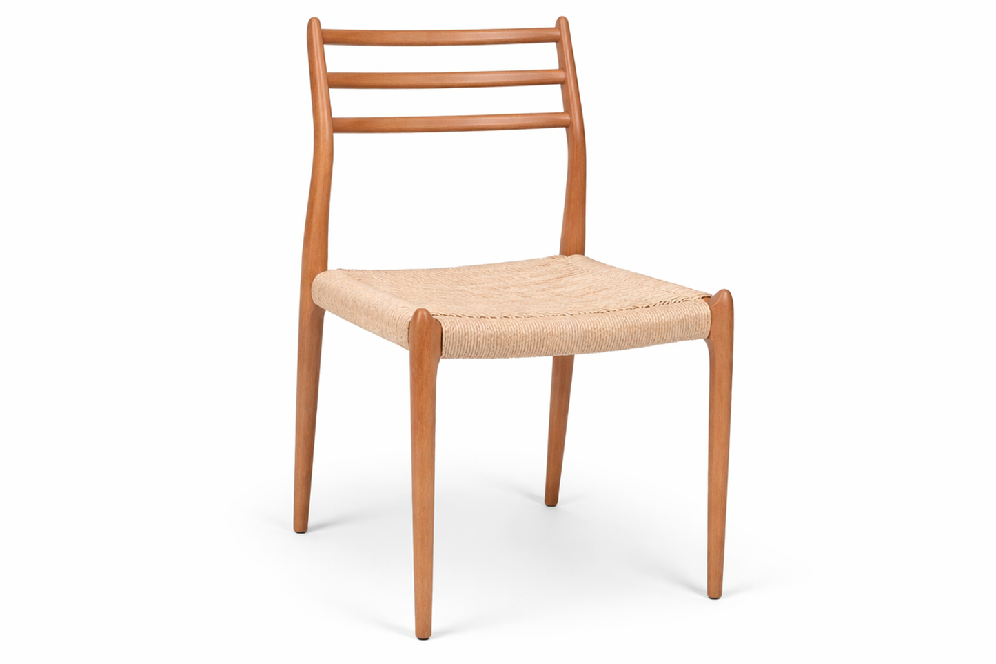 Silla Madera De Hevea Cuerda 48X48X78