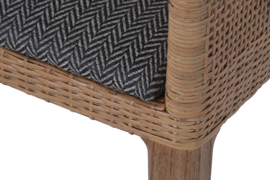 Silla Mindi Poliester 51X52X88 Gris