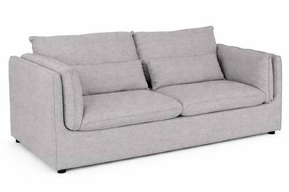 Sofa Poliester Pluma 230X98X80 Gris