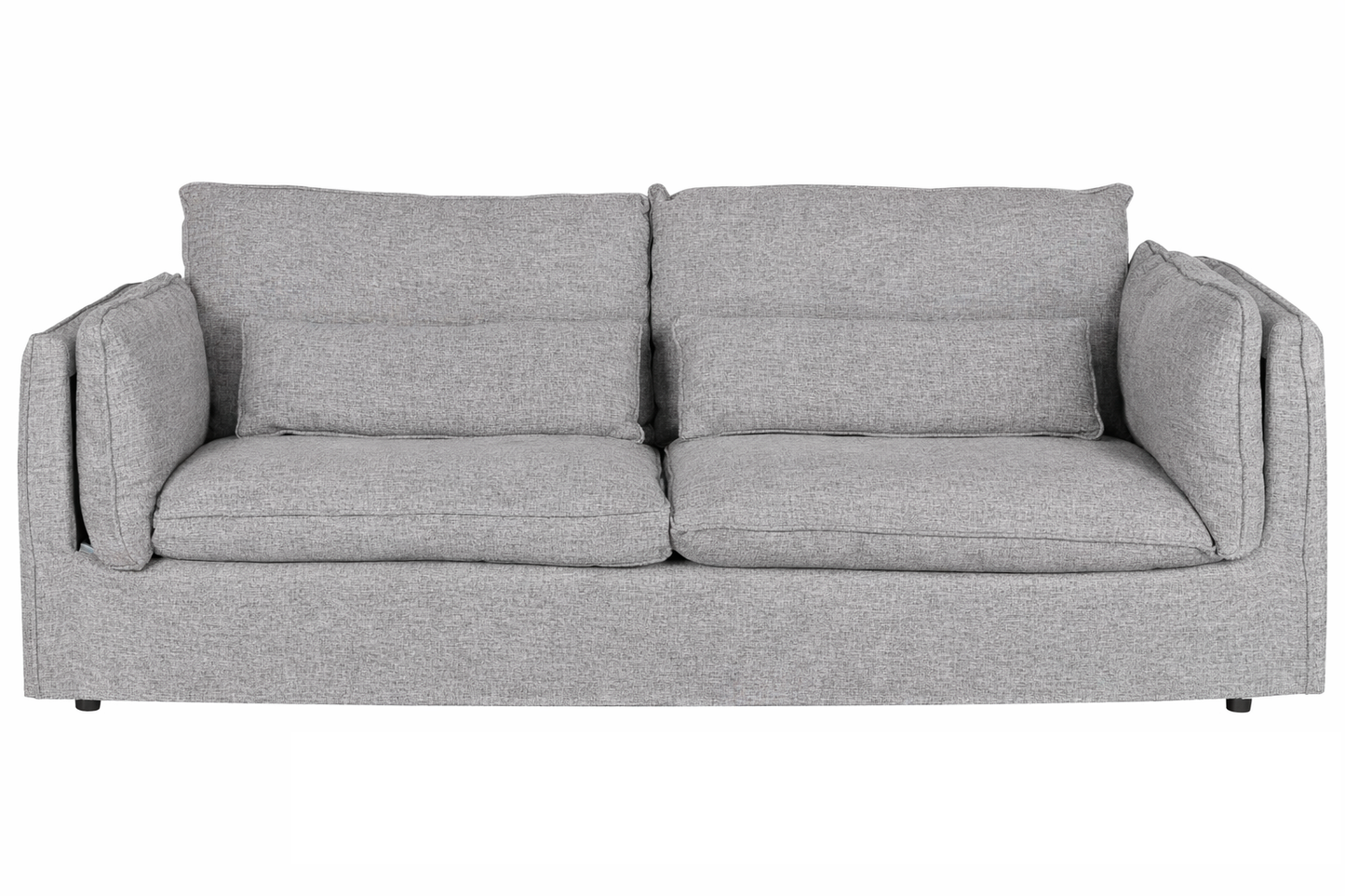 Sofa Poliester Pluma 230X98X80 Gris