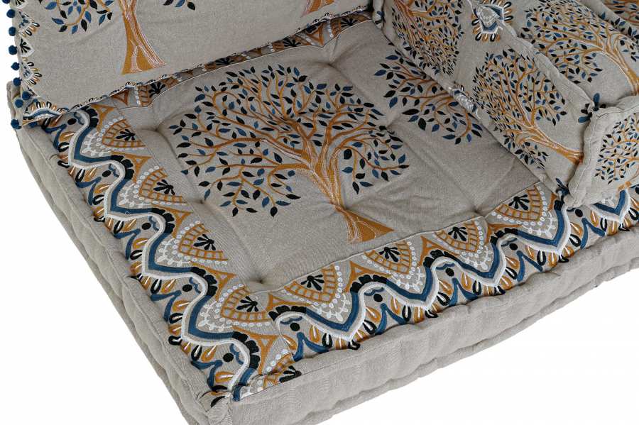 Sillon Set 4 Algodon 145X76X1 Arbol Desgastado