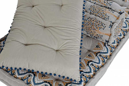 Sillon Set 4 Algodon 145X76X1 Arbol Desgastado