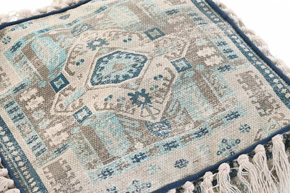 Cojin Suelo Algodon 40X40X40 1600 Gr_ Flecos Azul