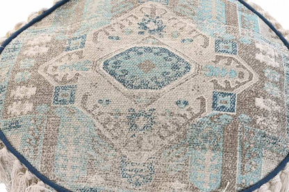 Cojin Suelo Algodon 40X40X40 Flecos Azul