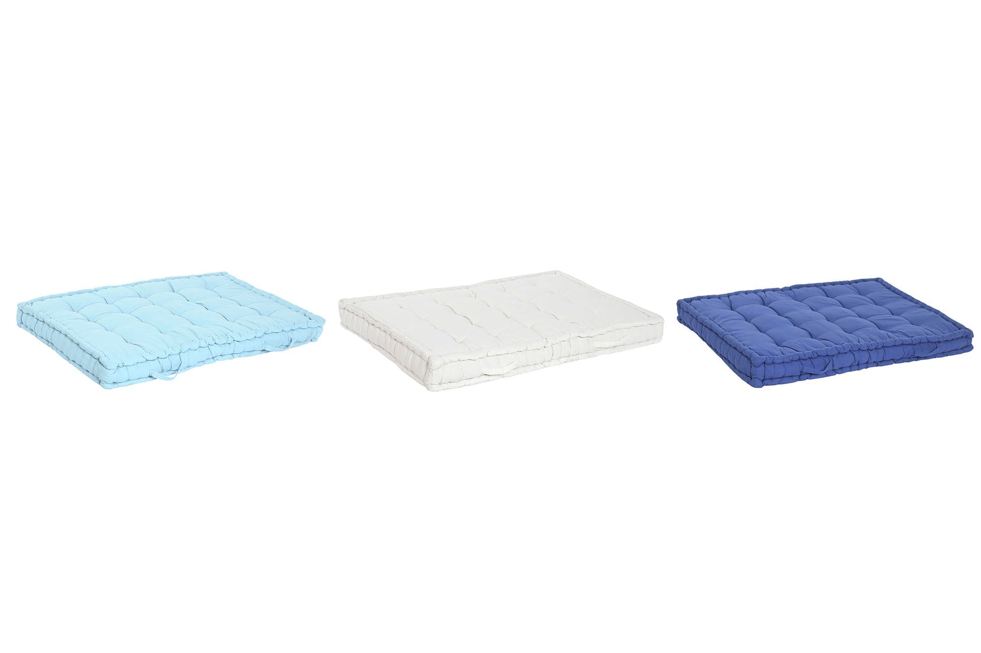 Cojin Suelo Algodon 110X78X12 3 Surt.