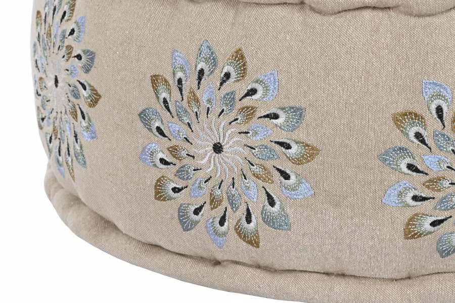 Cojin Suelo Algodon 60X60X27 Azul