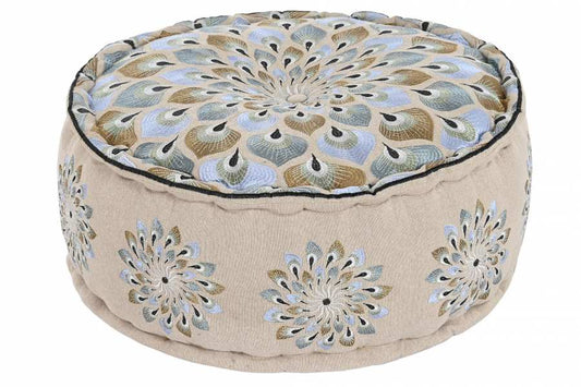 Cojin Suelo Algodon 60X60X27 Azul